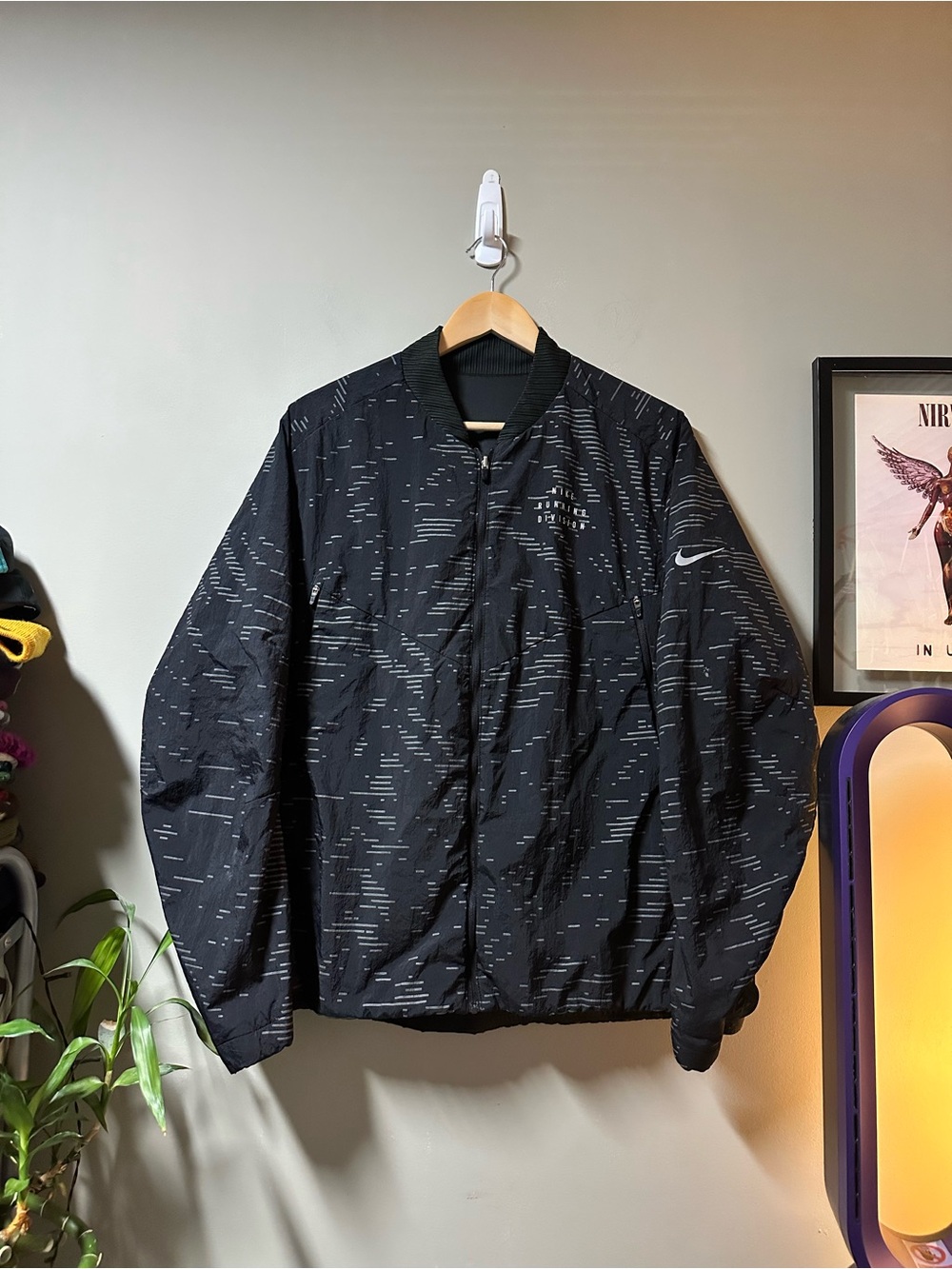 Reversible Nike Running Division Bomber Jacket